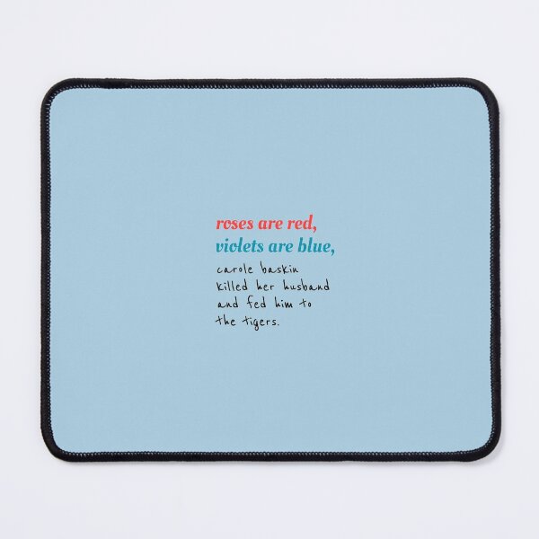 Item preview, carole baskin poem Sticker designed and sold by MichaelHaa.