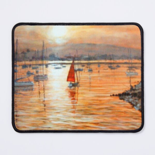 Item preview, EXMOUTH AND THE EXE ESTUARY AT SUNSET designed and sold by Mackenzie Moulton International Artist .