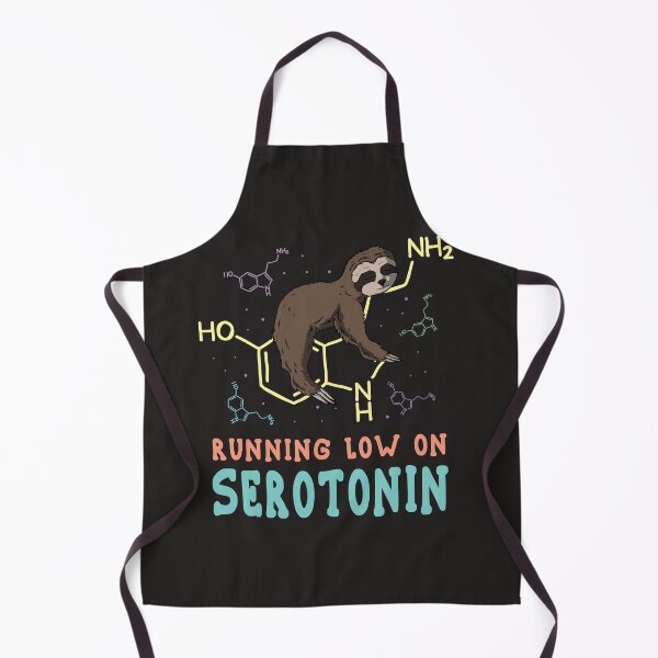 Item preview, Running Low On Serotonin Funny Sloth Art designed and sold by MrEddie10.