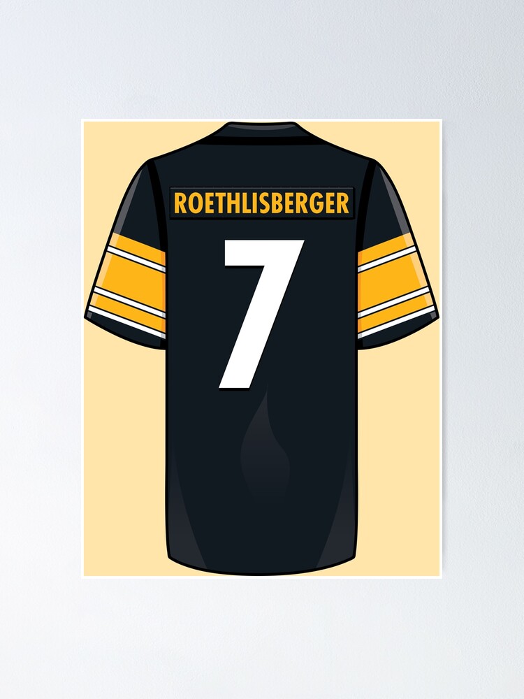 Ben Roethlisberger Jersey' Poster for Sale by WalkDesigns