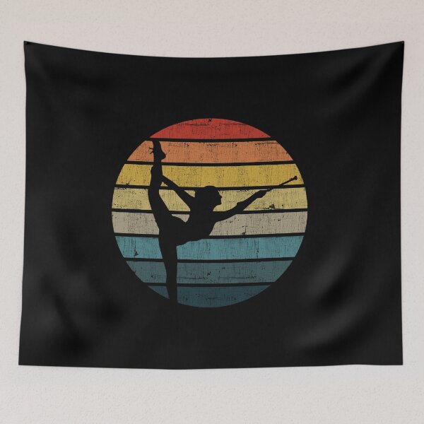 Item preview, Baton twirling Silhouette On A Distressed Retro Sunset design designed and sold by theodoros20.