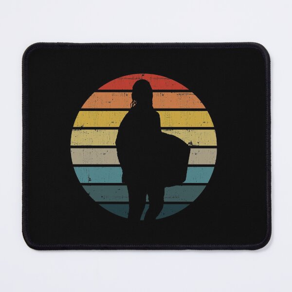 Item preview, Bodyboarding Surfer Silhouette On A Distressed Retro Sunset design designed and sold by theodoros20.