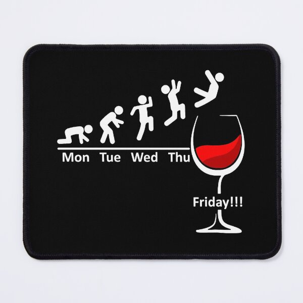 Item preview, Finally Friday Wine - Red Wine Gift for Wine Drinkers Wine Lovers designed and sold by urban-design.
