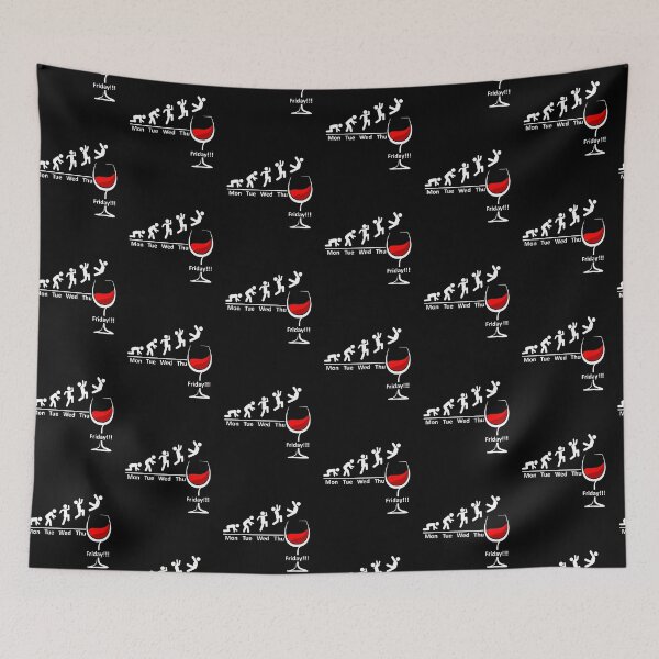 Item preview, Finally Friday Wine - Red Wine Gift for Wine Drinkers Wine Lovers designed and sold by urban-design.