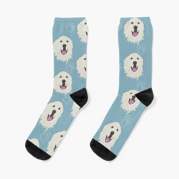 Item preview, Great Pyrenees Pattern - light blue designed and sold by KantstandyaC.