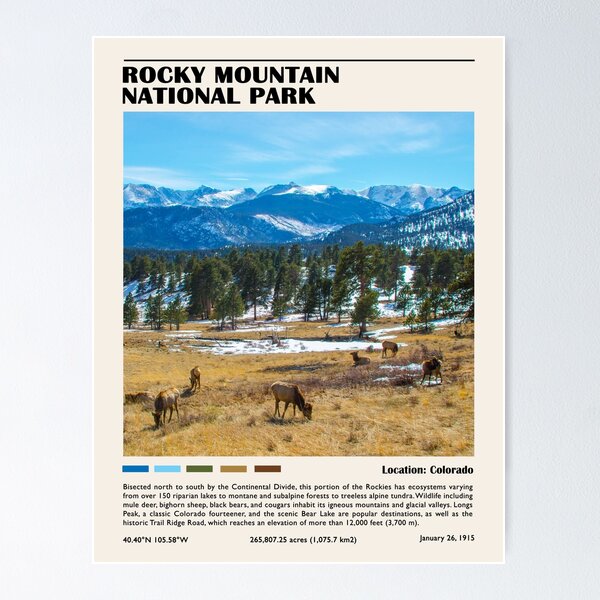 Item preview, Rocky Mountain National Park designed and sold by JoshuaDarbon94.