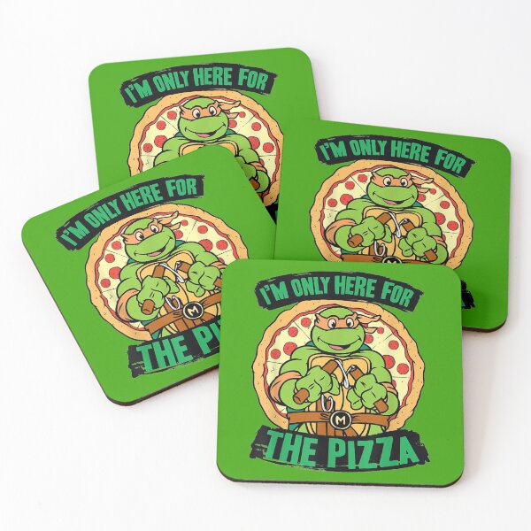 Item preview, Las divertidas tortugas adolescentes están aquí sólo por la pizza designed and sold by LindaUS.