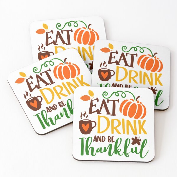 Item preview, Eat Drink And Be Thankful  designed and sold by portsshop.
