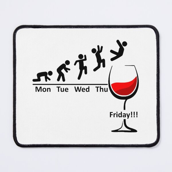 Item preview, Finally Friday Wine - Red Wine Gift for Wine Drinkers Wine Lovers designed and sold by urban-design.