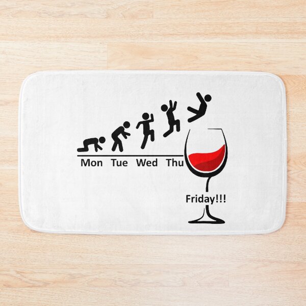 Item preview, Finally Friday Wine - Red Wine Gift for Wine Drinkers Wine Lovers designed and sold by urban-design.