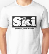 Santa Fe, New Mexico SKI Graphic for Skiing your favorite mountain, city or resort town Unisex T-Shirt