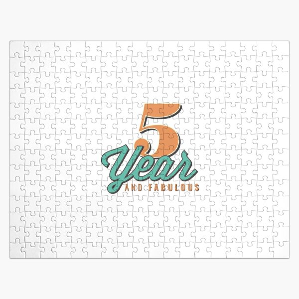 5 Years And Fabulous Jigsaw Puzzle