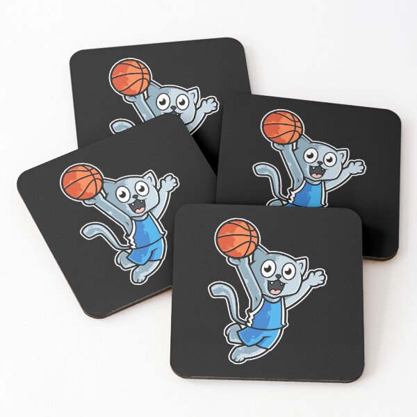 Item preview, Cat Basketball Game Day Funny Team Sports B-ball Kitten design designed and sold by theodoros20.
