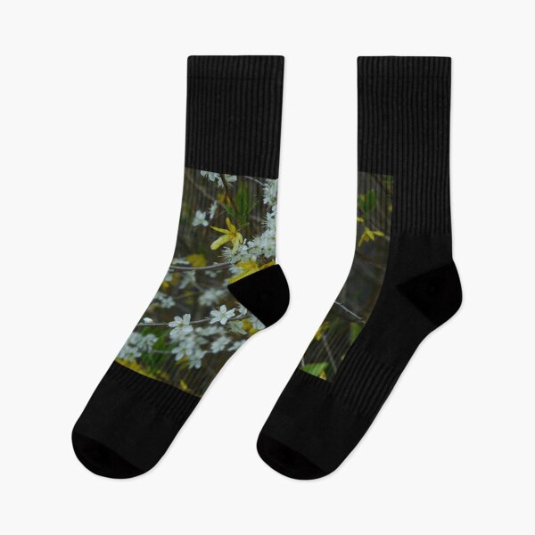 Item preview, Large yellow flowers and small white flowers   designed and sold by BuckridgeHunter.