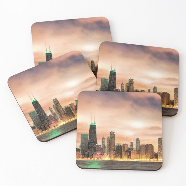 Item preview, Chicago Night Aglow Panorama designed and sold by Christopher Arndt.