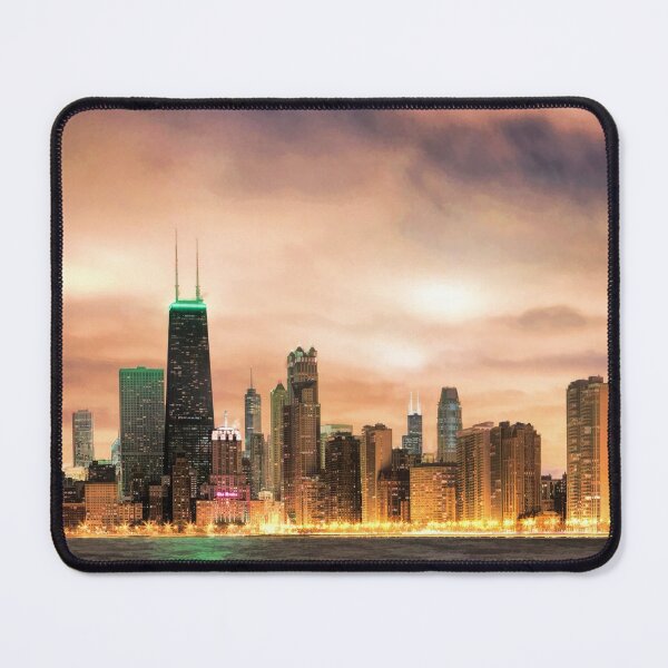 Item preview, Chicago Night Aglow Panorama designed and sold by Christopher Arndt.