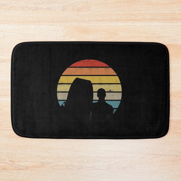 Item preview, Bodyboarding Surfer Silhouette On A Distressed Retro Sunset graphic designed and sold by theodoros20.