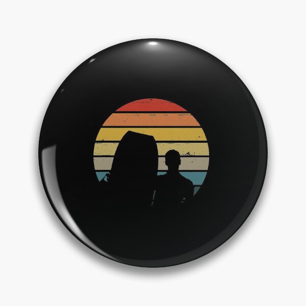 Item preview, Bodyboarding Surfer Silhouette On A Distressed Retro Sunset graphic designed and sold by theodoros20.