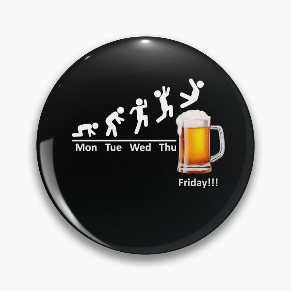 Artikelvorschau, Beer Monday To Friday Beer - Beer Week Gift for beer drinkers Beer lovers entworfen und verkauft von urban-design.