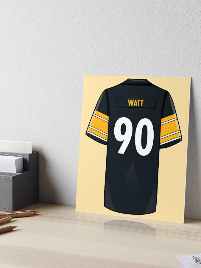 TJ Watt Jersey' Art Board Print for Sale by WalkDesigns