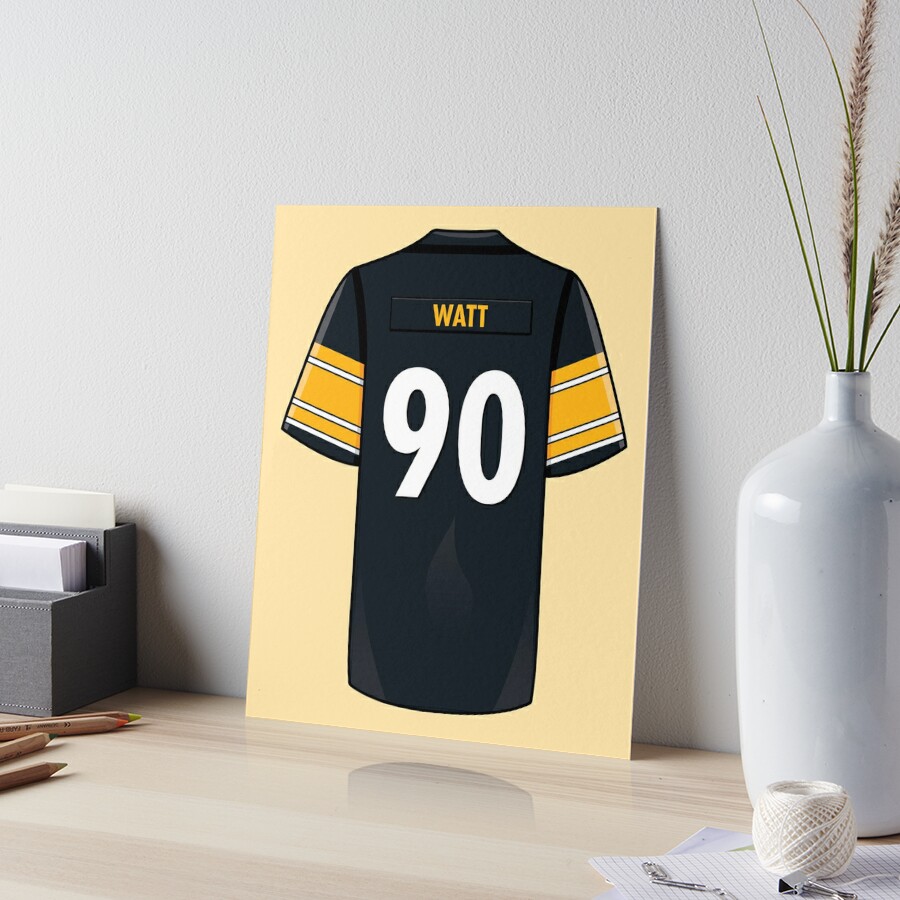 TJ Watt Jersey' Art Board Print for Sale by WalkDesigns