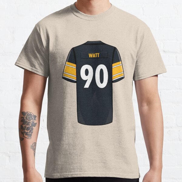 Nike Men's Pittsburgh Steelers T.J. Watt #90 Gold T-Shirt