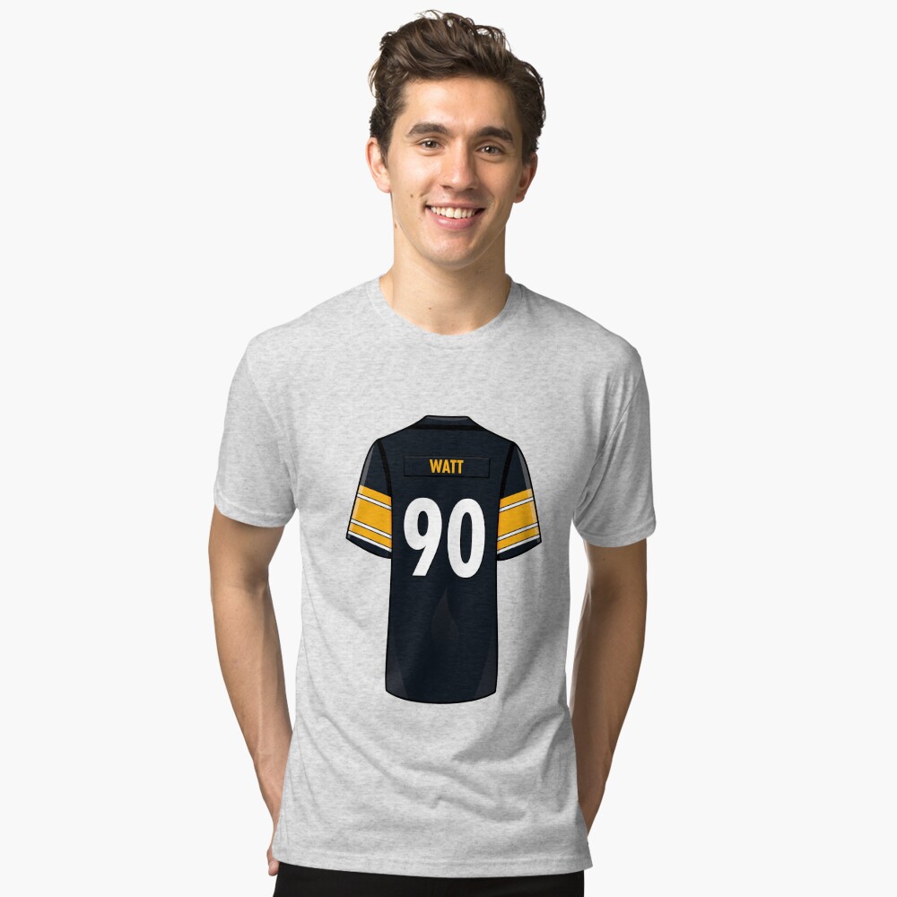 Pittsburgh Steelers Youth #90 TJ Watt Jersey T-Shirt