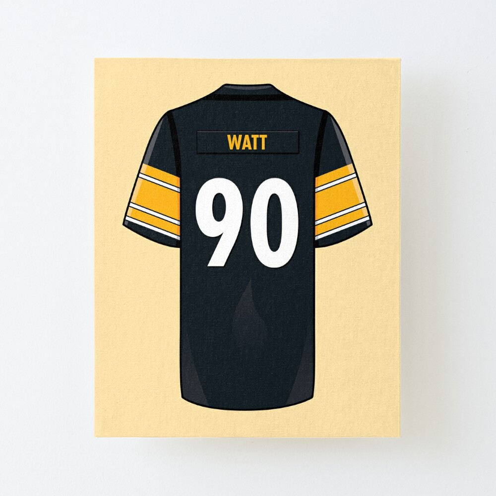 TJ Watt Jersey Art Board Print for Sale by WalkDesigns