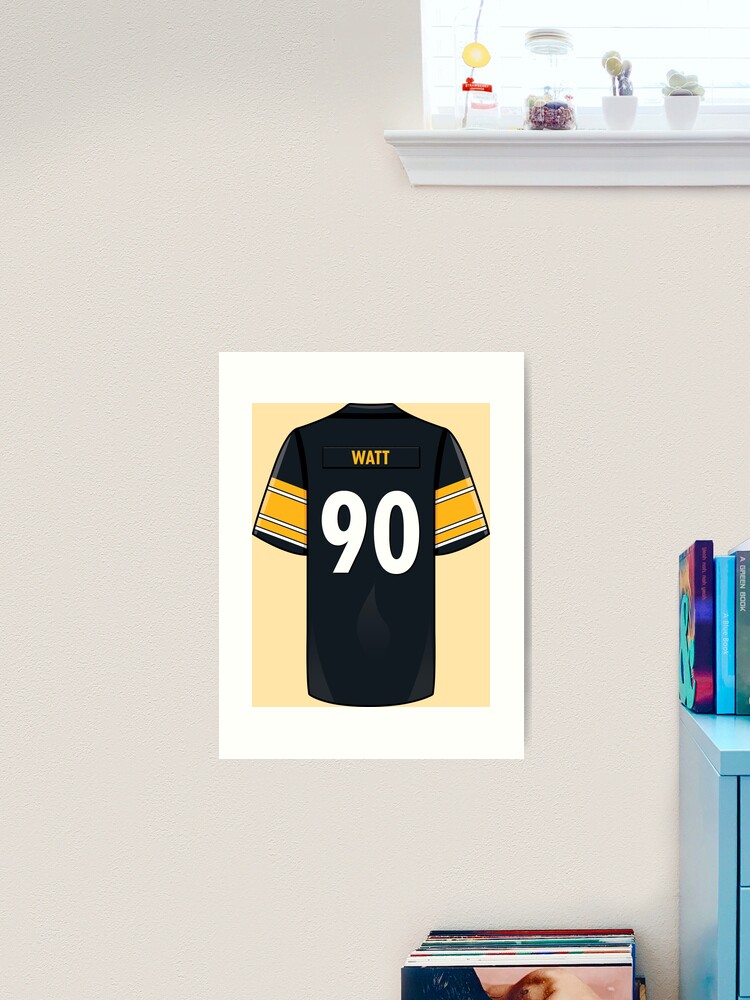 TJ Watt Jersey Poster for Sale by WalkDesigns