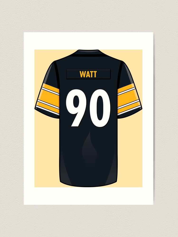 NFL Steelers 90 T.J. Watt Black Color Rush 2021 Stitched New Hoodie