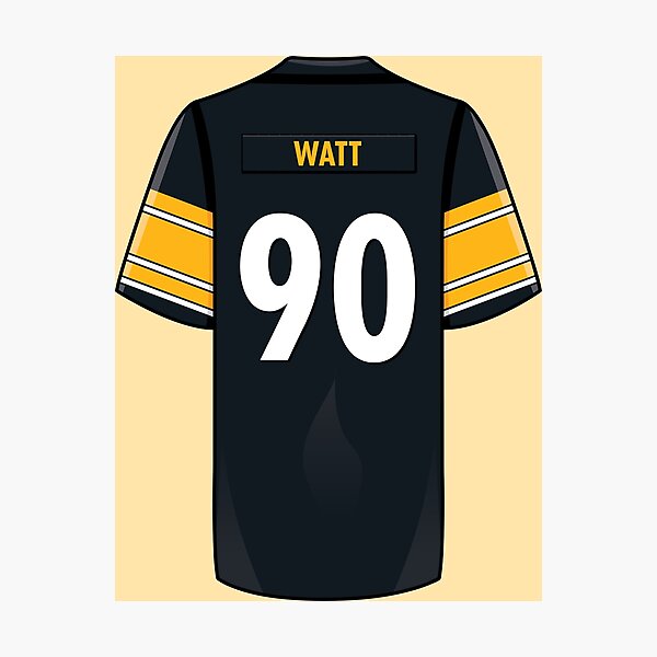 T. J. Watt Pittsburgh Steelers Jersey GOAT - Tjwatt - Posters and Art  Prints