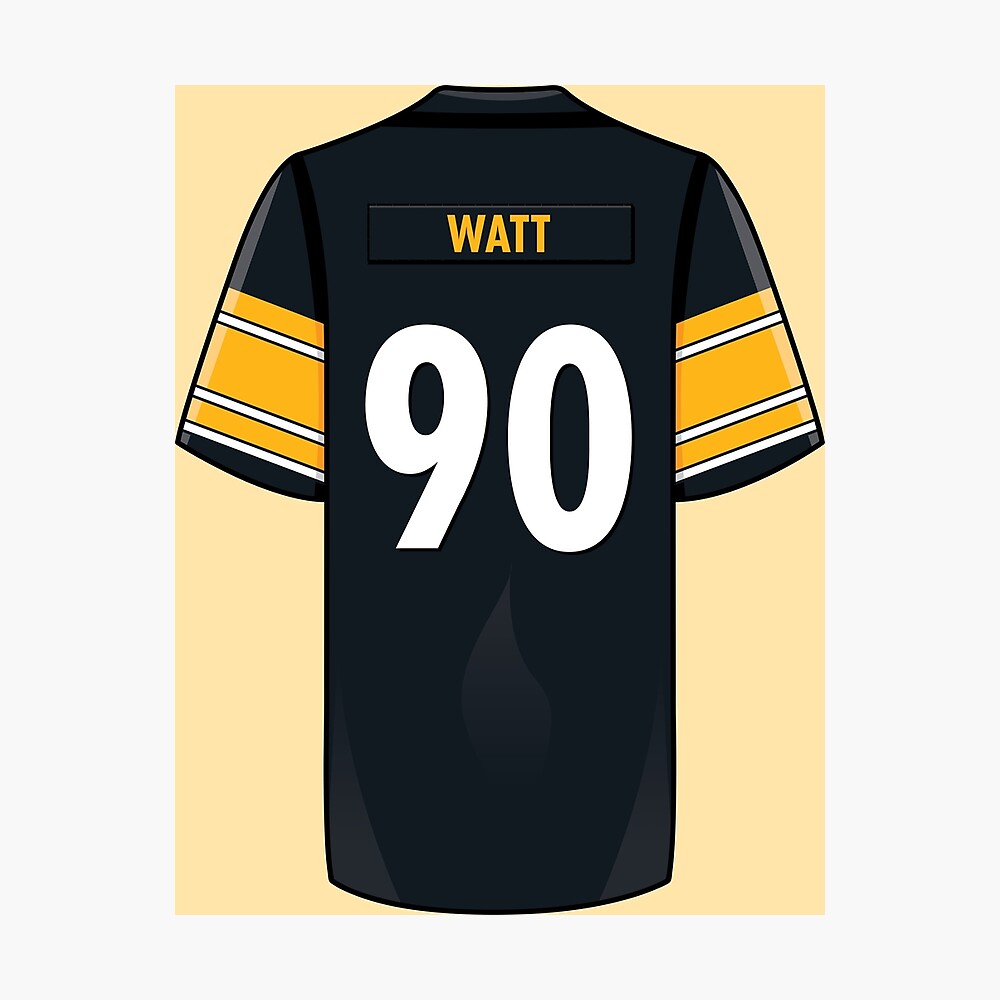 Troy Polamalu Jersey Greeting Card for Sale by WalkDesigns