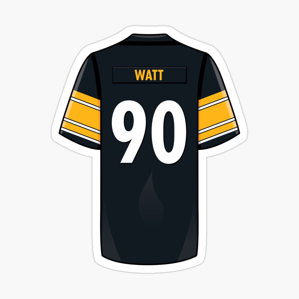 TJ Watt Jersey Poster for Sale by WalkDesigns