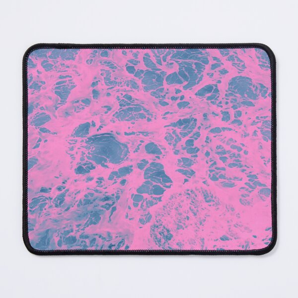 Item preview, Pink and Blue Ocean Waves Summer Vibe Marble Pattern designed and sold by BuckridgeHunter.