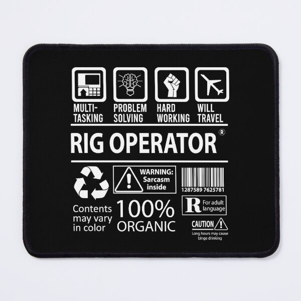 Item preview, Rig Operator T Shirt - MultiTasking Certified Job Gift Item Tee designed and sold by andahanson.