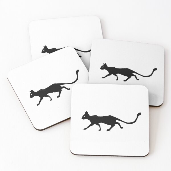 Item preview, Black ghost cat designed and sold by LeaPoupin.