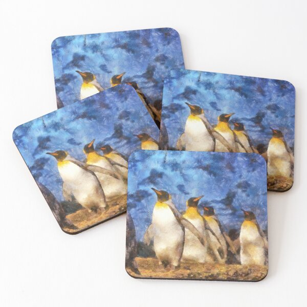 Artikelvorschau, Marschierende Pinguine Digitale Malerei entworfen und verkauft von NeavesPhoto.