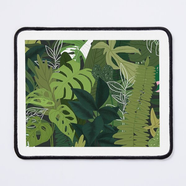 Item preview, Aesthetic Green Plants Art Pattern designed and sold by Eva Vincent.