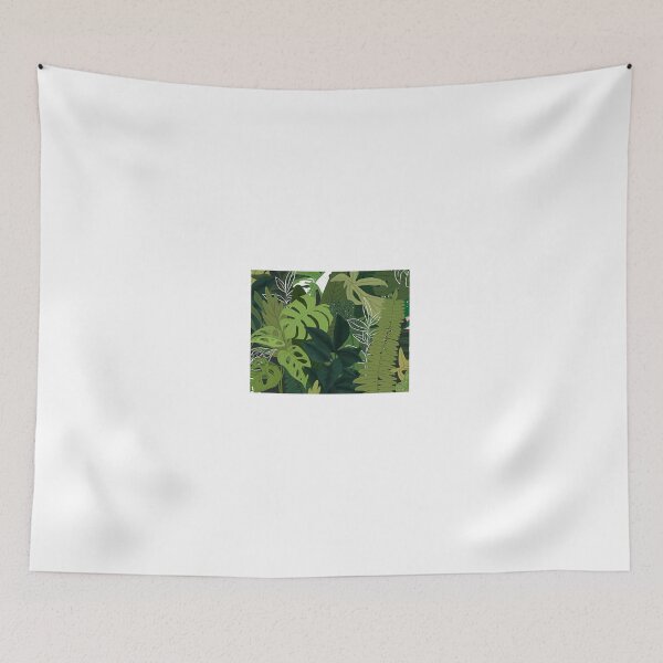 Item preview, Aesthetic Green Plants Art Pattern designed and sold by Eva Vincent.