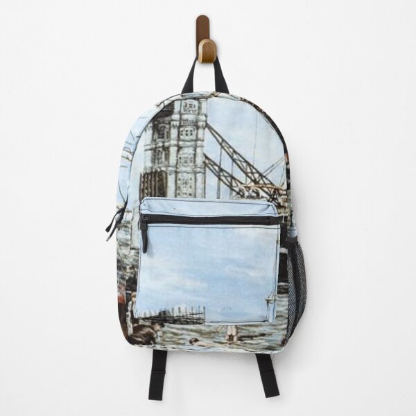 Item preview, SS RUAHINE MOORED BELOW TOWER BRIDGE, LONDON designed and sold by Mackenzie Moulton International Artist .