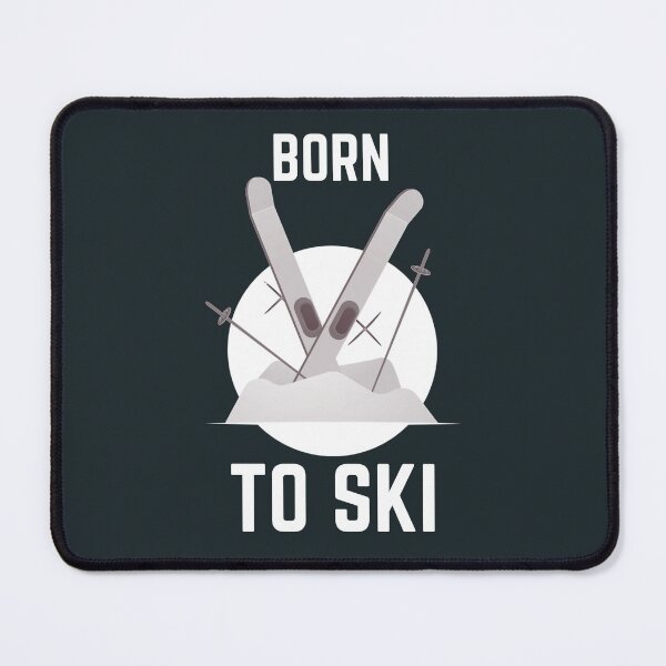 Item preview, Born to ski Cool Skier Skiing Lover Gift designed and sold by mayamay0.