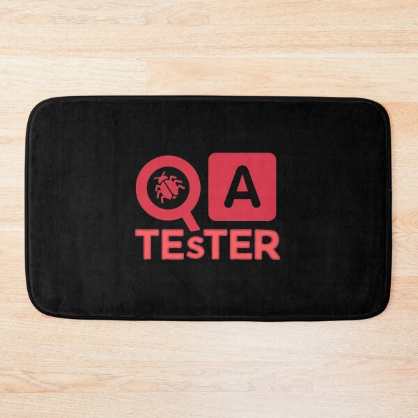 Item preview, QA Tester designed and sold by Joy Poddar.