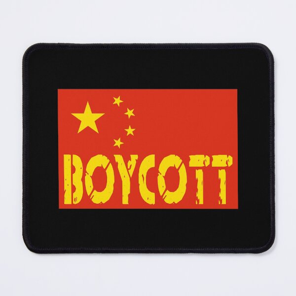 Item preview, Boycott China - Chinese Flag Design designed and sold by BunchOfWords.