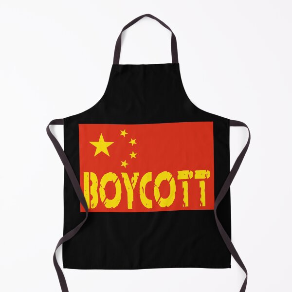Item preview, Boycott China - Chinese Flag Design designed and sold by BunchOfWords.