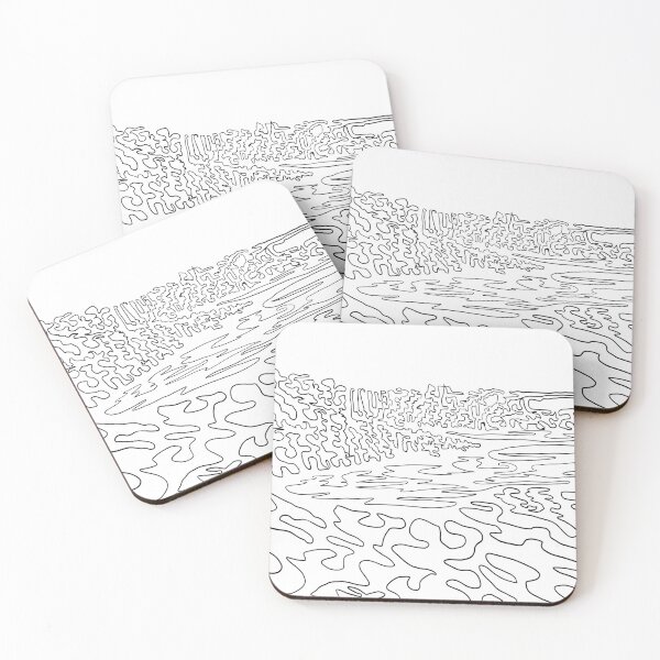 Item preview, Wollongong Rocky Coast - One Line designed and sold by Arkneer.
