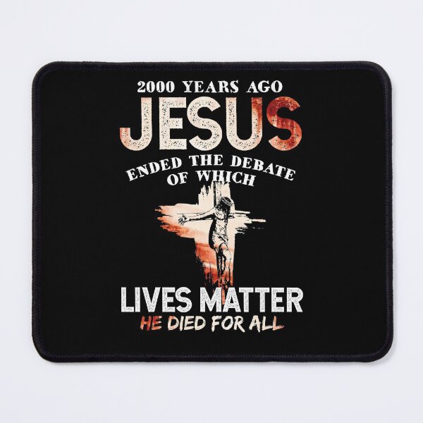 Item preview, 2000 Years Ago Jesus Ended the Debate Religious Christian designed and sold by Dressed For  Duty.