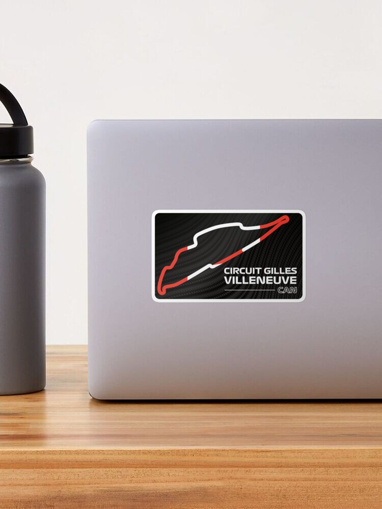 Autocollant Vintage Gilles Villeneuve - MECAP - Années 80 - Fabriqué En Italie
