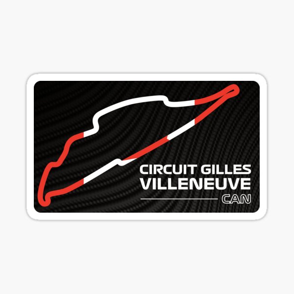 "Circuit Gilles Villeneuve" Sticker for Sale by Radradrad Redbubble