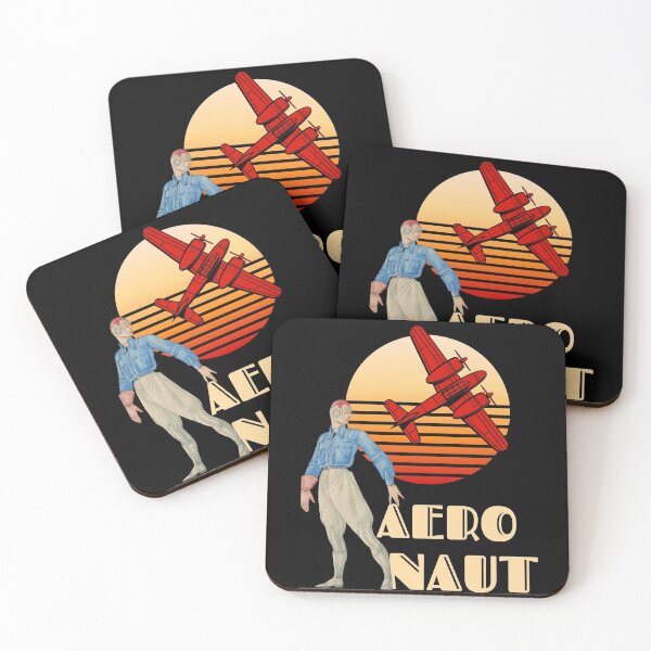 Item preview, Vintage Sunset Aeronaut Red Aircraft designed and sold by ramazis.