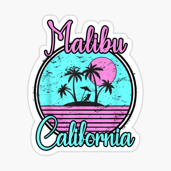 California Dream Sticker Santa Cruz Los Angeles San Diego Malibu